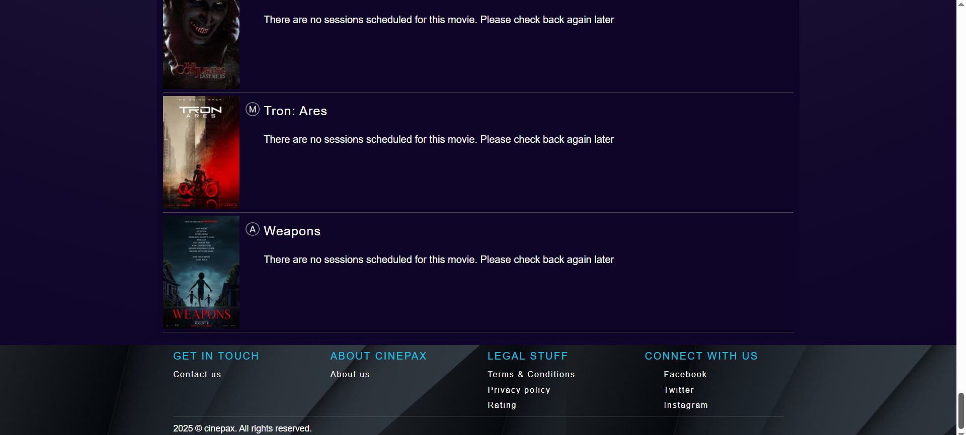 Image of website