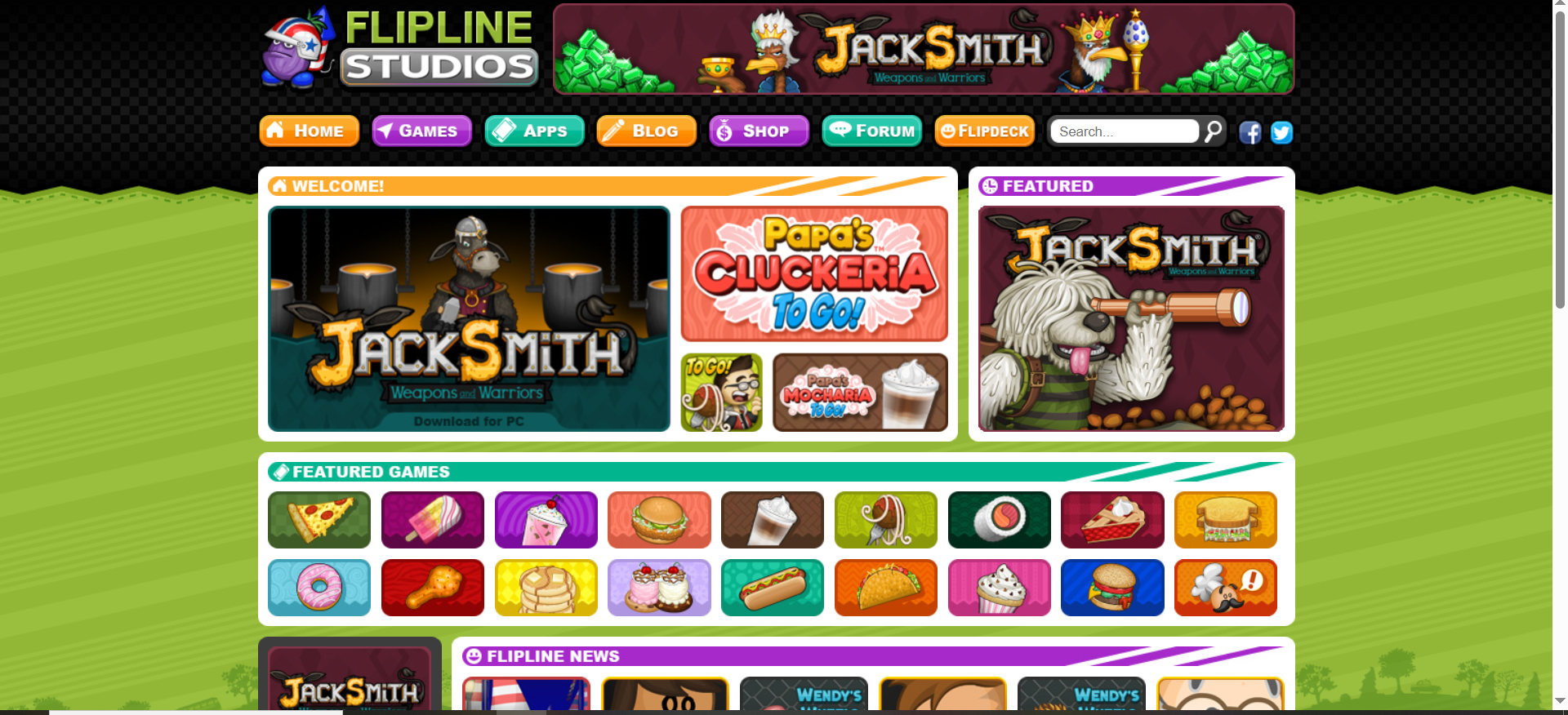 Image of website